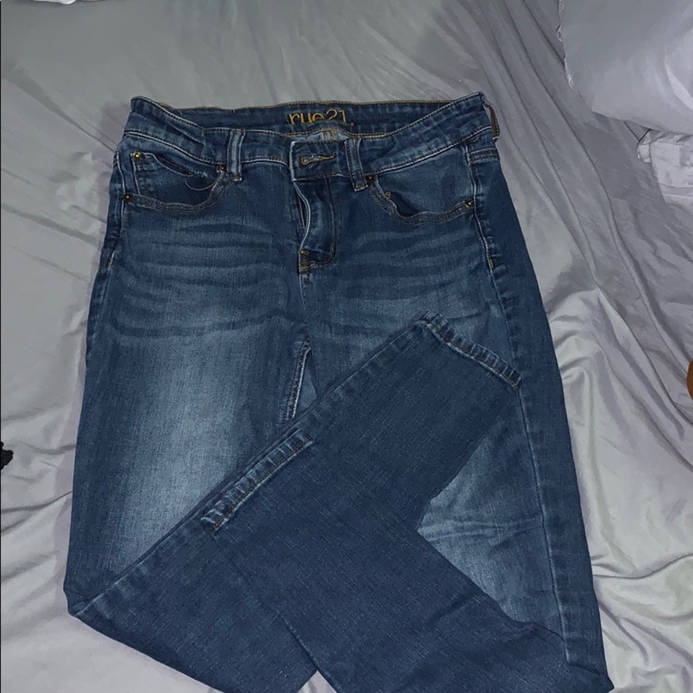 Dark wash jeans